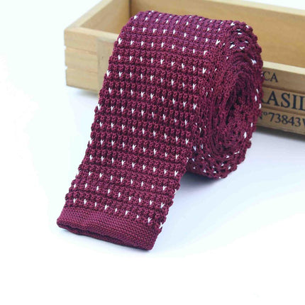 Knitted Striped Men's Ties - Wnkrs