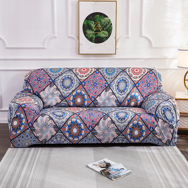 Bohemian style stretch all-inclusive sofa cover - Wnkrs