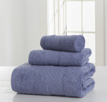 Cotton soft double-sided thickening towel skin-friendly bath towel beauty salon bathrobe bath towel set - Wnkrs