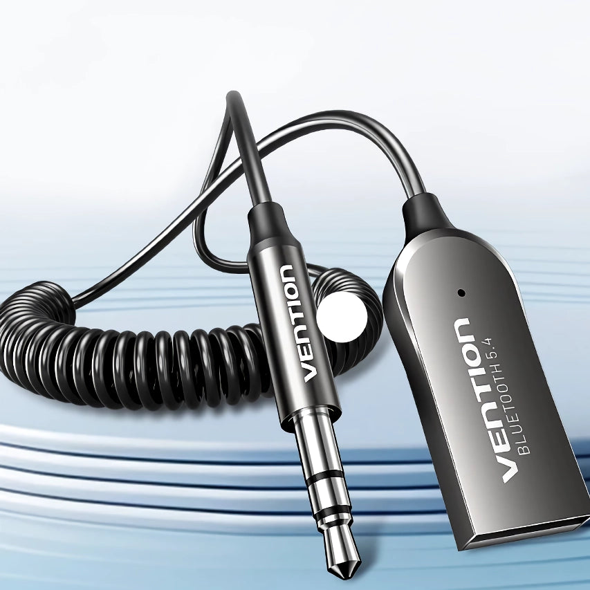 Bluetooth 5.4 USB-Powered AUX Car Receiver