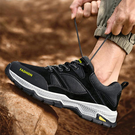 Lace-up Sneakers For Men Casual Breathable Outdoor Hiking Running Sports Shoes - Wnkrs