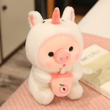 Peluche animal en forme de thé aux perles Kawaii - Cadeau de décoration pour la maison adorable