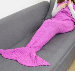 Mermaid Tail Knitting Sleeping Blanket - Wnkrs