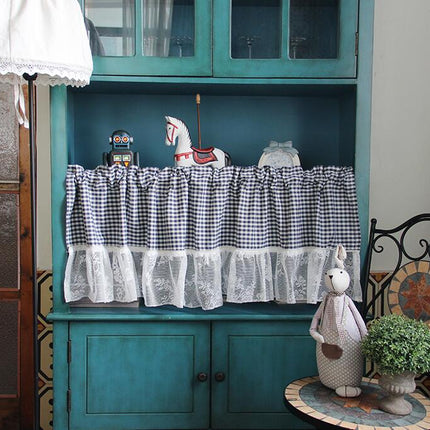 Tanabe fabric kitchen and bathroom curtains in time lattice curtains - Wnkrs