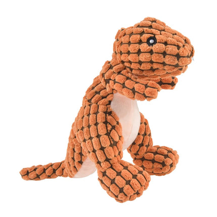 Jouets en peluche dinosaures pour animaux de compagnie – Jouets à mâcher interactifs pour chats et chiens