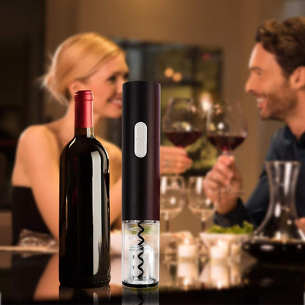 Electric Wine Opener Automatic Electric Wine Bottle Corkscrew Opener With Foil Cutter Wine Bottle Opener Kit - Wnkrs