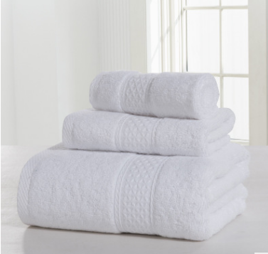 Cotton soft double-sided thickening towel skin-friendly bath towel beauty salon bathrobe bath towel set - Wnkrs