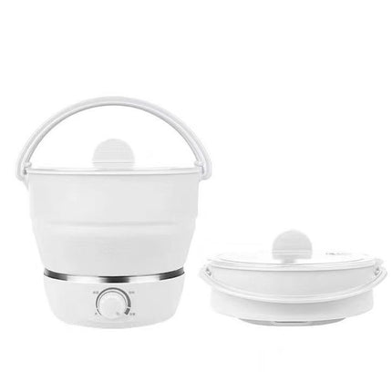 Portable Travel Folding Electric Cooker Multifunctional Electric Hot Pot Food Grade Silicone Dormitory Mini Electric Cooker - Wnkrs