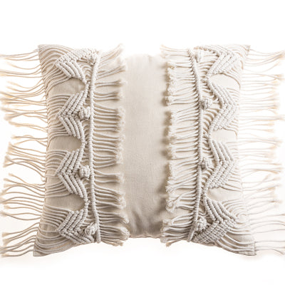 Hand-woven Cotton Thread Cushion Cover - Wnkrs
