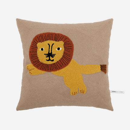 Cartoon Leopard Throw Pillow Living Room Sofa Case - Wnkrs