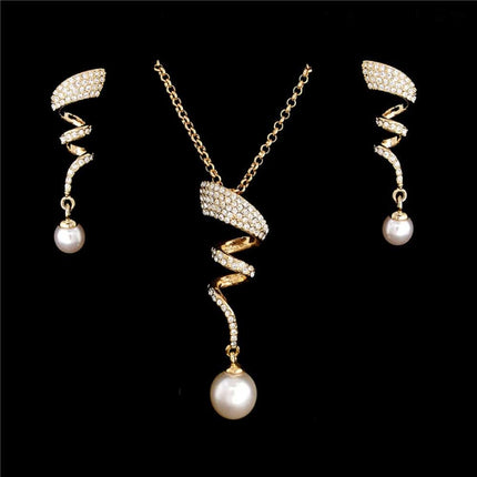 Women's Vintage Pearl Imitation Jewelry Set - Wnkrs