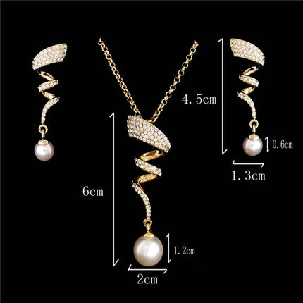 Women's Vintage Pearl Imitation Jewelry Set - Wnkrs