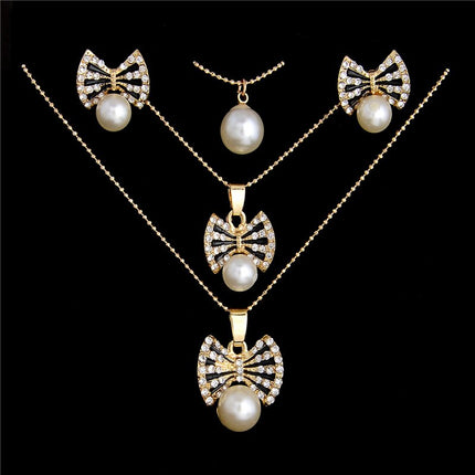 Women's Vintage Pearl Imitation Jewelry Set - Wnkrs