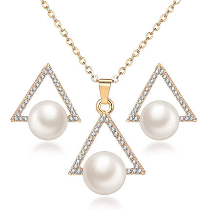 Women's Vintage Pearl Imitation Jewelry Set - Wnkrs