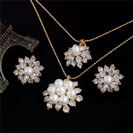 Women's Vintage Pearl Imitation Jewelry Set - Wnkrs