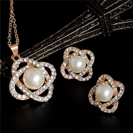 Women's Vintage Pearl Imitation Jewelry Set - Wnkrs