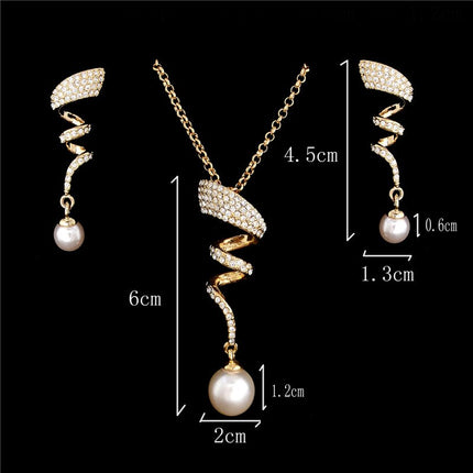 Women's Vintage Pearl Imitation Jewelry Set - Wnkrs
