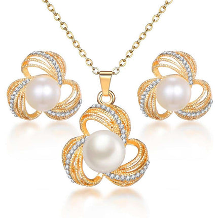 Women's Vintage Pearl Imitation Jewelry Set - Wnkrs