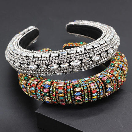 Women's Wide Baroque Pearl Decorated Headband - Wnkrs