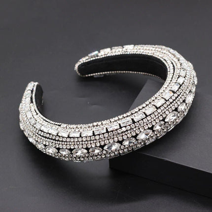 Women's Wide Baroque Pearl Decorated Headband - Wnkrs