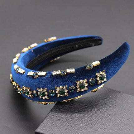 Women's Wide Baroque Pearl Decorated Headband - Wnkrs