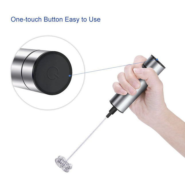 Electric Coffee Blender Milk Frother Handheld Whisk Kitchen Tools - Wnkrs