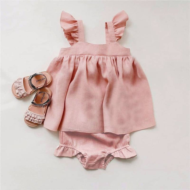 Sleeveless Baby Girl's Dress - Wnkrs
