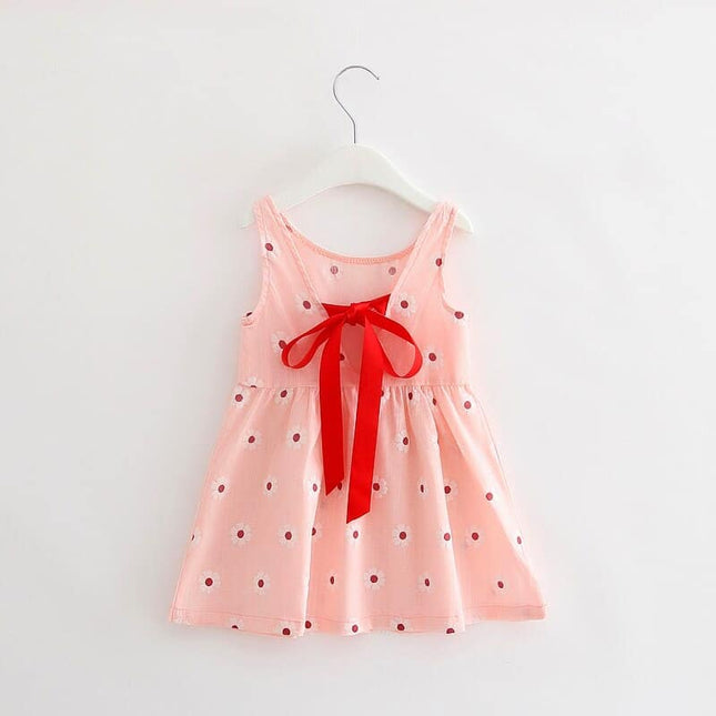 Summer Girl's Cherry Print Dress - Wnkrs