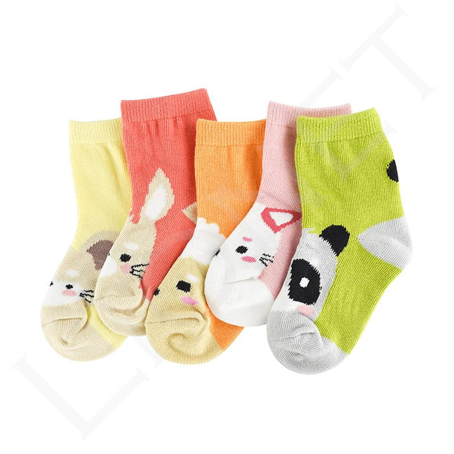 Soft Cotton Socks 5 Pairs Set - Wnkrs