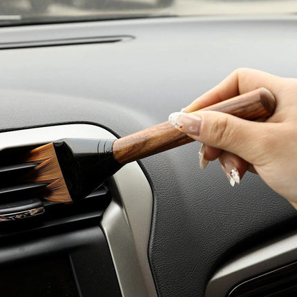 Cleaning Brush Wood Handle Tools Car Interior - Wnkrs