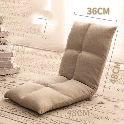 Bed Backrest Floor Small Sofa Folding Single Bay Window Computer Recliner - Wnkrs