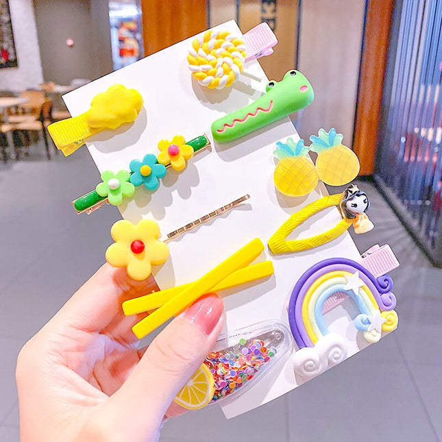 Cute Cloud/Lollipop/Rainbow Hairpins 3 pcs Set - Wnkrs