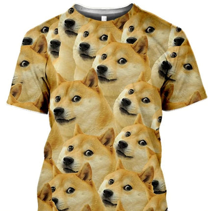 Dog Meme Printed T-Shirt - Wnkrs