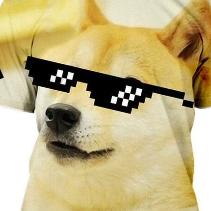 Dog Meme Printed T-Shirt - Wnkrs