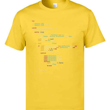 Colored Code Themed T-Shirt - Wnkrs