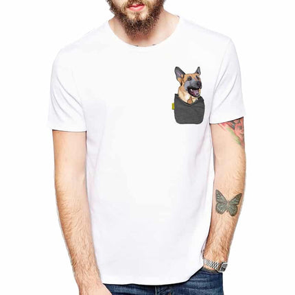 Dog in a Pocket Print T-Shirt - Wnkrs