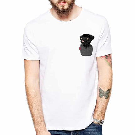 Dog in a Pocket Print T-Shirt - Wnkrs