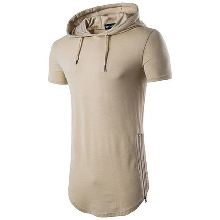 Men's Hooded Cotton Sport T-Shirt - Wnkrs