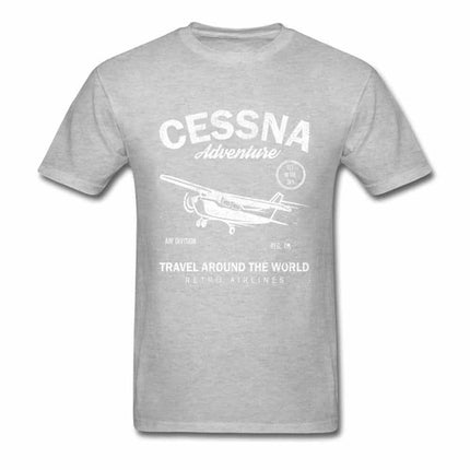 Men's Aviation Style Cotton T-Shirt - Wnkrs