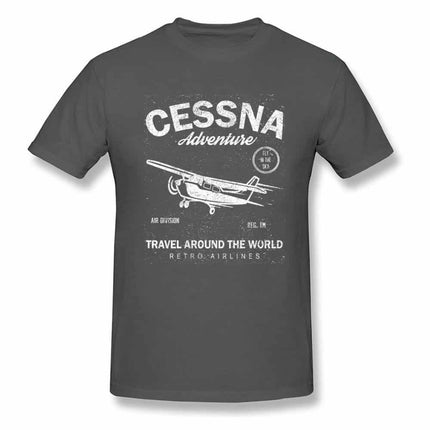 Men's Aviation Style Cotton T-Shirt - Wnkrs