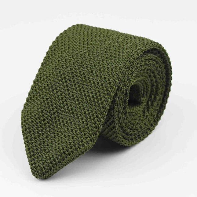 Men's Knitted Polyester Tie - Wnkrs