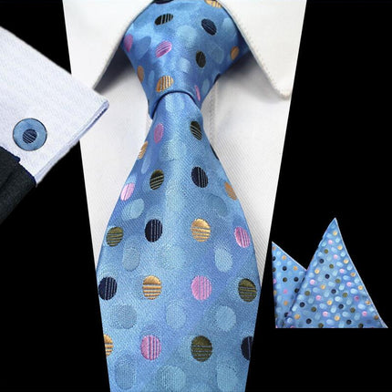 Elegant and Colorful Silk Tie with Plaid and Floral Pattern - Wnkrs