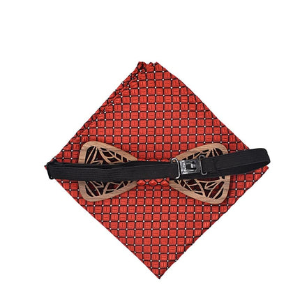 Wooden Bow Tie with Scarf Set - Wnkrs