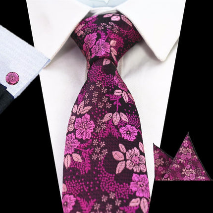 Elegant Floral Patterned Tie For Men - Wnkrs