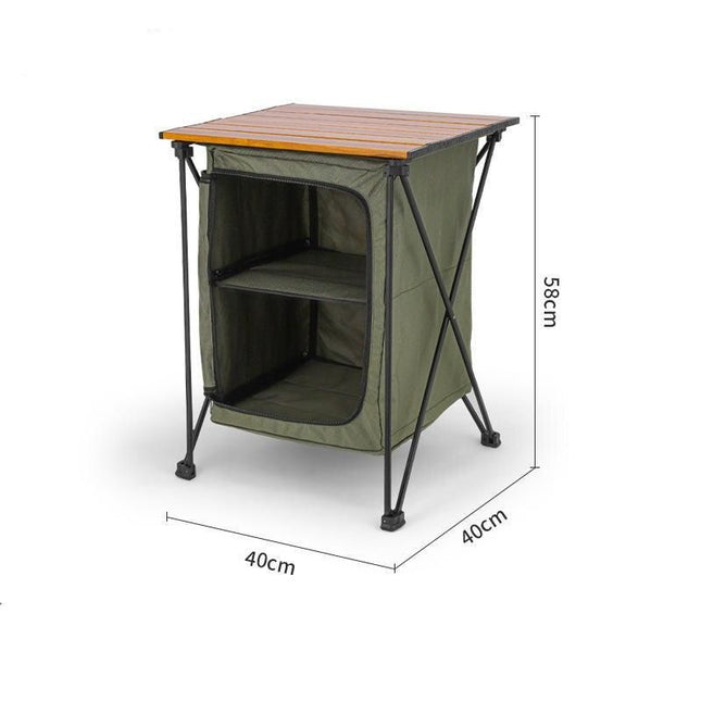 Compact 2-in-1 Outdoor Folding Table & Storage Box - Wnkrs