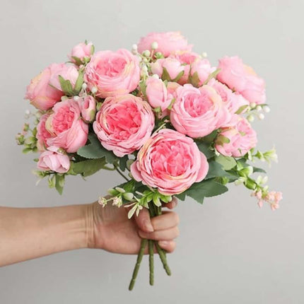 Artificial Bouquet of Peonies Flowers - Wnkrs