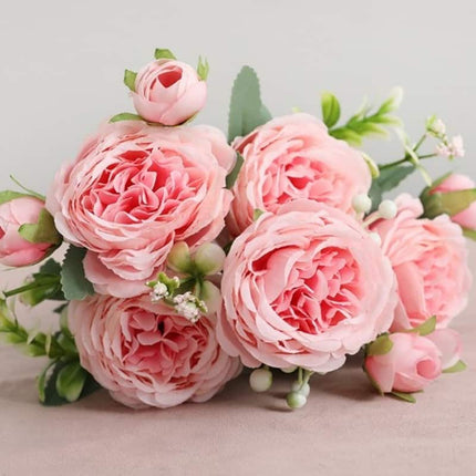 Artificial Bouquet of Peonies Flowers - Wnkrs