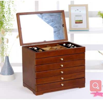 Wooden Storage Box for Jewelry - Wnkrs