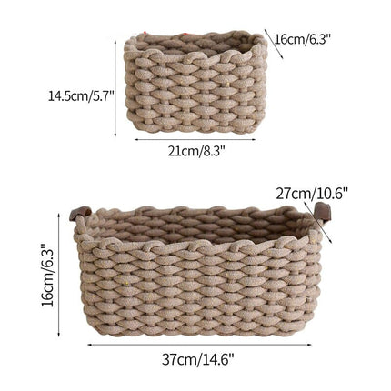 Woven Cotton Storage Basket - Wnkrs