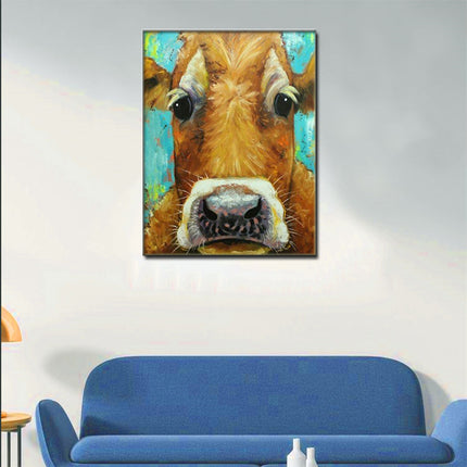 Art Cow Animal Wall Print Poster Picture - Wnkrs